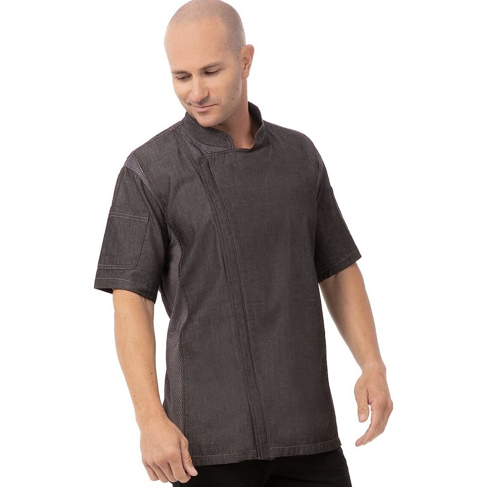 Chef Works Mens Delancey Chef Coat (CEZ01). 2XL.     (f)